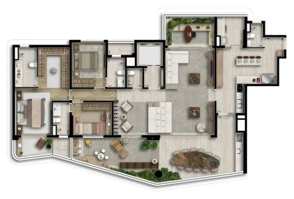 Foto 5 de Apartamento com 3 quartos à venda, 179m2 em Perdizes, São Paulo - SP