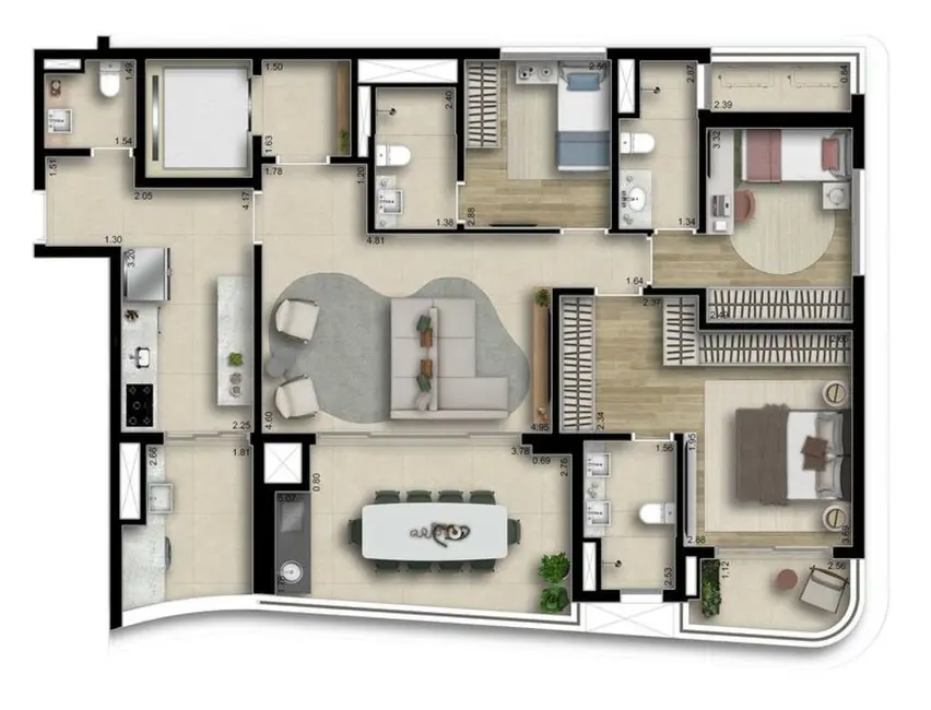 Foto 8 de Apartamento com 3 quartos à venda, 179m2 em Perdizes, São Paulo - SP