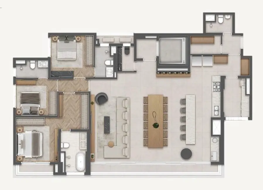 Foto 7 de Apartamento com 4 quartos à venda, 189m2 em Pinheiros, São Paulo - SP