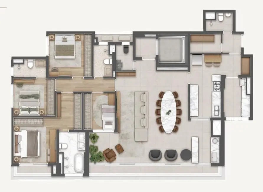 Cobertura com 4 quartos à venda, 366m2 em Pinheiros, São Paulo - SP - imagem 4 Foto 4 de Cobertura com 4 quartos à venda, 366m2 em Pinheiros, São Paulo - SP