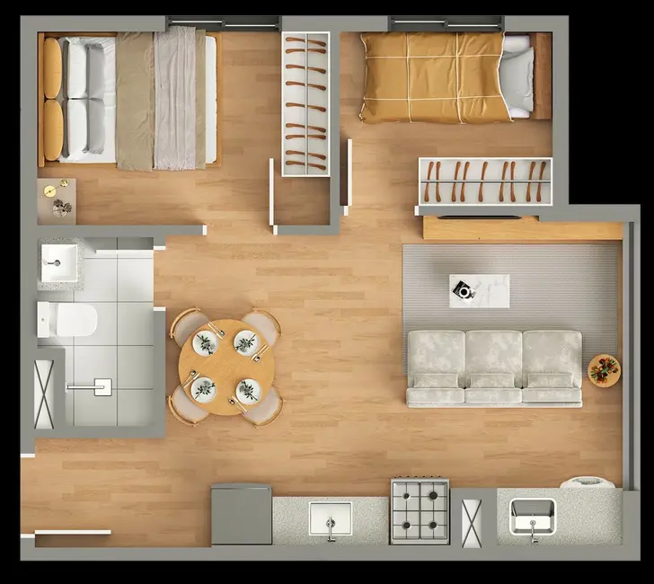 Foto 8 de Apartamento com 2 quartos à venda, 35m2 em Vila Granada, São Paulo - SP