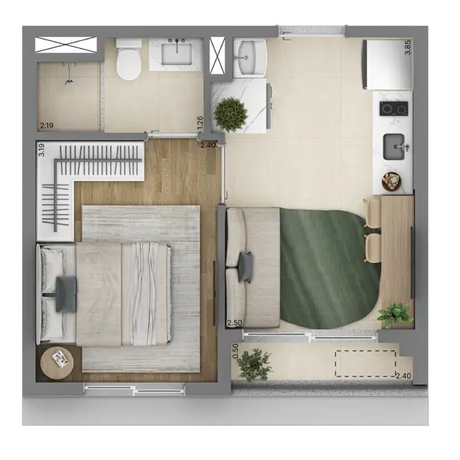 Foto 4 de Apartamento com 1 quarto à venda, 25m2 em Vila Mariana, São Paulo - SP