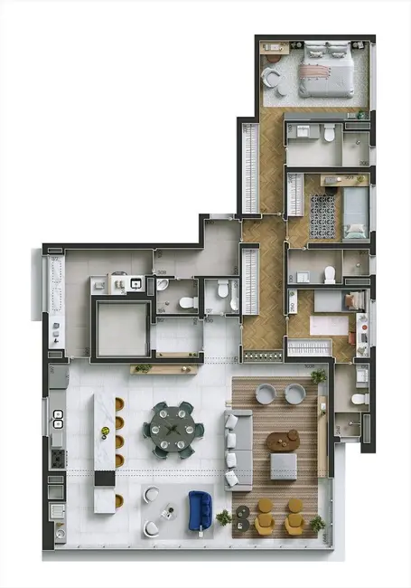 Apartamento com 4 quartos à venda, 171m2 em Perdizes, São Paulo - SP - imagem 7 Foto 7 de Apartamento com 4 quartos à venda, 171m2 em Perdizes, São Paulo - SP