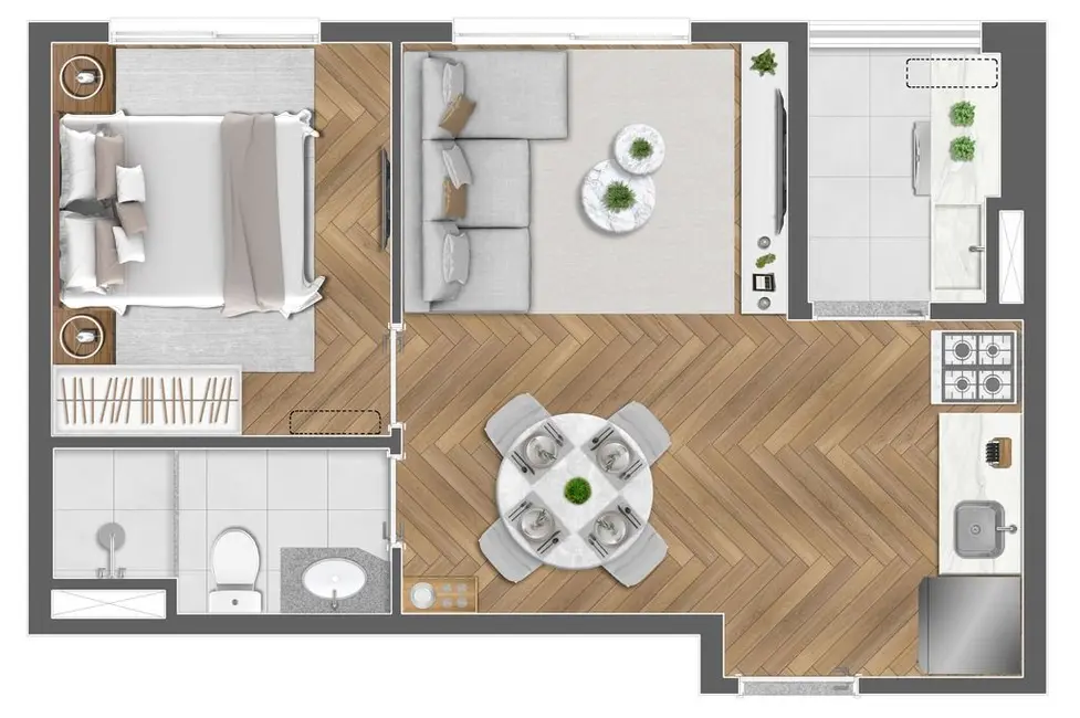 Foto 3 de Apartamento com 2 quartos à venda, 58m2 em Perdizes, São Paulo - SP