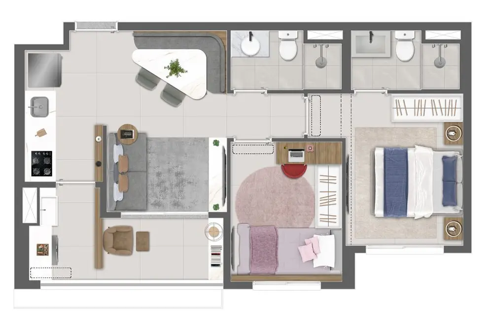 Foto 1 de Apartamento com 2 quartos à venda, 58m2 em Perdizes, São Paulo - SP
