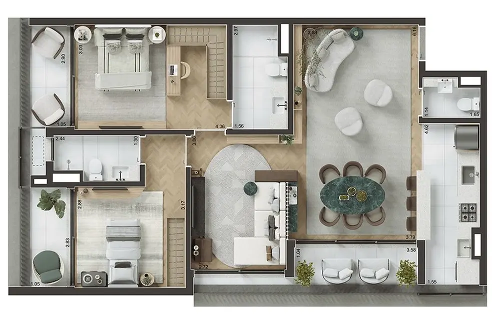Foto 6 de Apartamento com 1 quarto à venda, 46m2 em Perdizes, São Paulo - SP