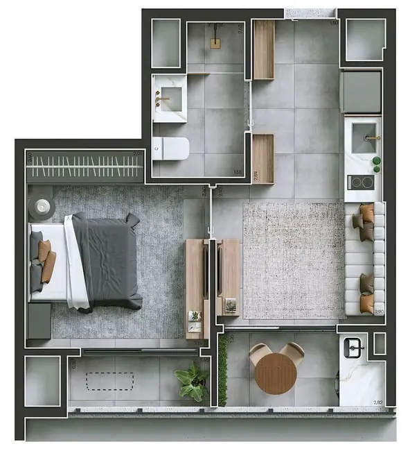 Foto 1 de Kitnet com 1 quarto à venda, 36m2 em Perdizes, São Paulo - SP