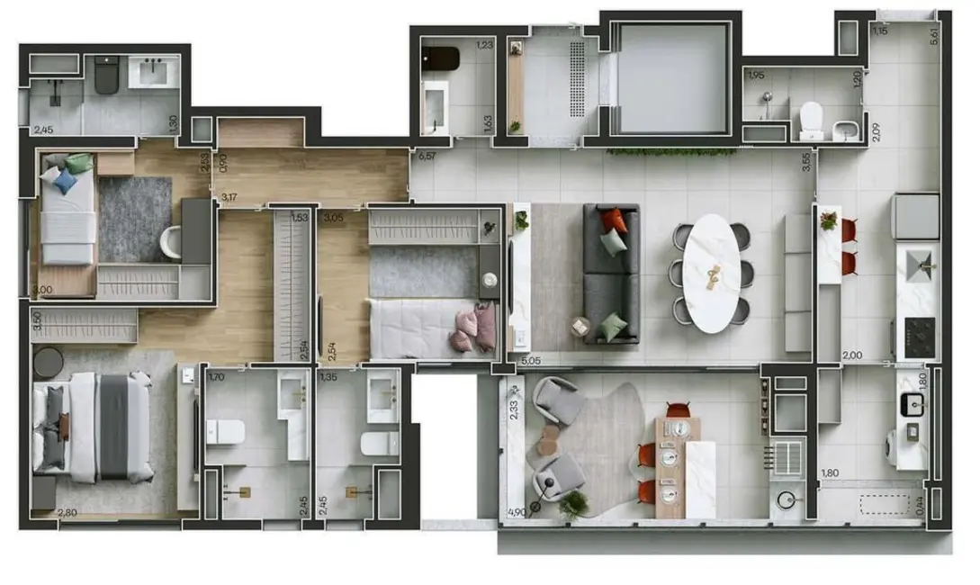 Foto 2 de Apartamento com 3 quartos à venda, 110m2 em Perdizes, São Paulo - SP