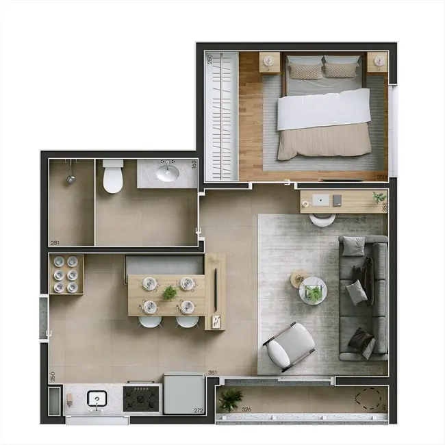 Foto 1 de Kitnet com 1 quarto à venda, 24m2 em Perdizes, São Paulo - SP