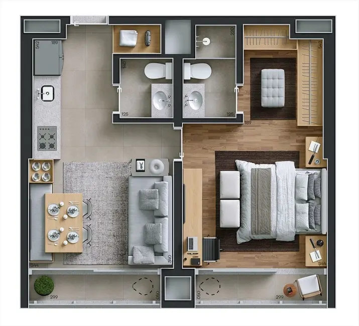 Foto 5 de Kitnet com 1 quarto à venda, 24m2 em Perdizes, São Paulo - SP