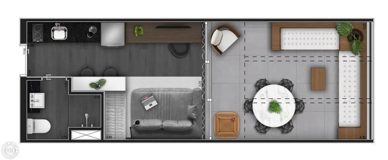 Foto 1 de Kitnet com 1 quarto à venda, 24m2 em Moema, São Paulo - SP