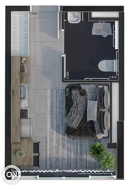 Kitnet com 1 quarto à venda, 20m2 em Jardim Paulista, São Paulo - SP - imagem 7 Foto 7 de Kitnet com 1 quarto à venda, 20m2 em Jardim Paulista, São Paulo - SP