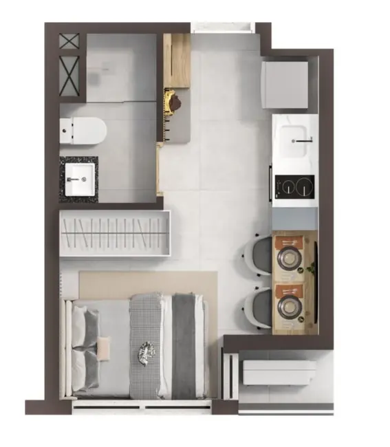 Foto 27 de Kitnet com 1 quarto à venda, 17m2 em Pinheiros, São Paulo - SP