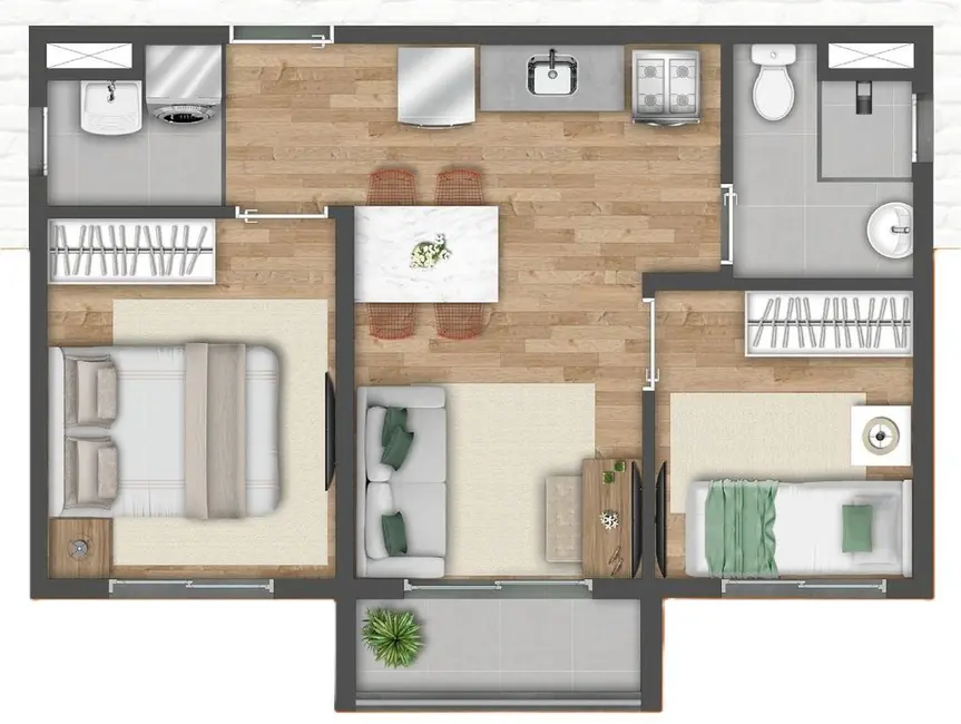 Apartamento com 1 quarto à venda, 26m2 em Mooca, São Paulo - SP - imagem 3 Foto 3 de Apartamento com 1 quarto à venda, 26m2 em Mooca, São Paulo - SP