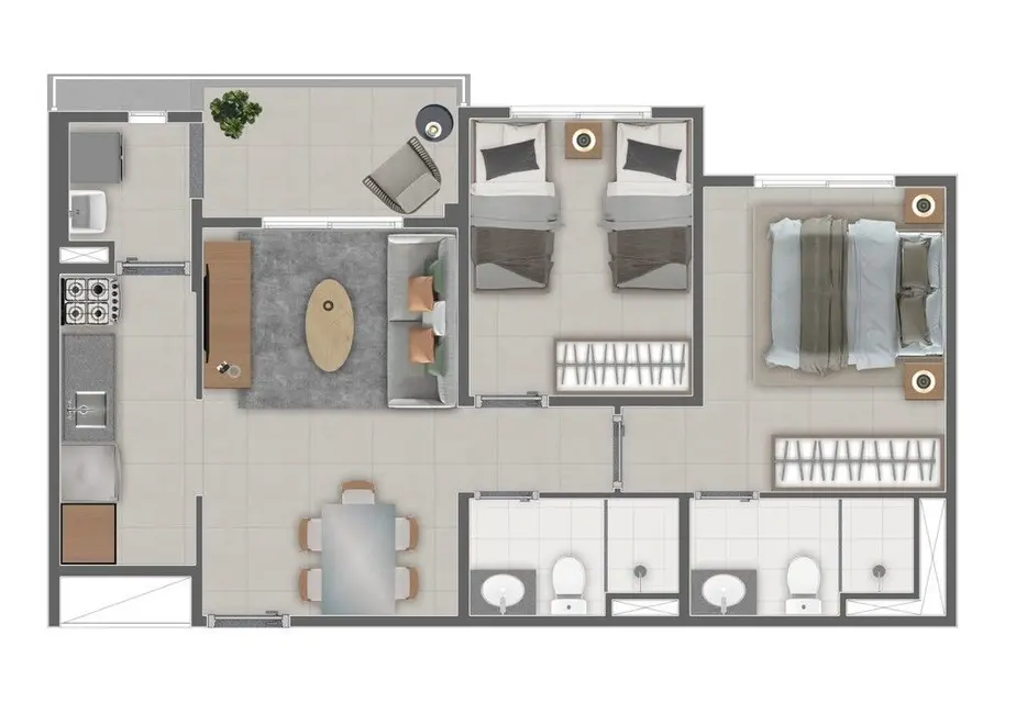 Apartamento com 3 quartos à venda, 100m2 em Moema, São Paulo - SP - imagem 2 Foto 2 de Apartamento com 3 quartos à venda, 100m2 em Moema, São Paulo - SP