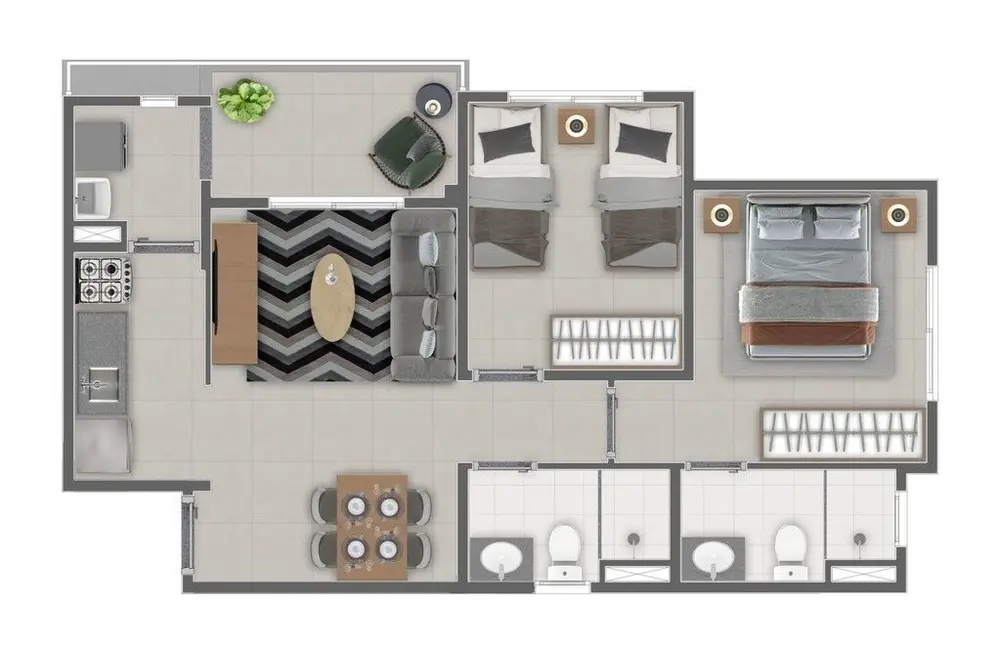 Apartamento com 3 quartos à venda, 100m2 em Moema, São Paulo - SP - imagem 3 Foto 3 de Apartamento com 3 quartos à venda, 100m2 em Moema, São Paulo - SP