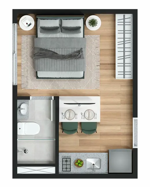 Foto 5 de Apartamento com 1 quarto à venda, 28m2 em Perdizes, São Paulo - SP