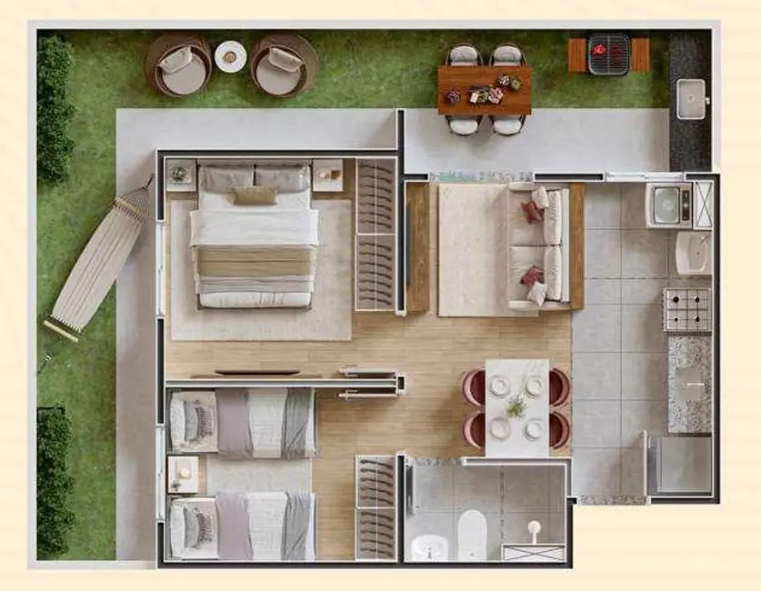 Apartamento com 2 quartos à venda, 41m2 em Jardim Campos Elíseos, Campinas - SP - imagem 1 Foto 1 de Apartamento com 2 quartos à venda, 41m2 em Jardim Campos Elíseos, Campinas - SP