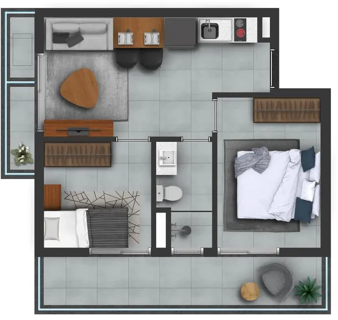 Foto 1 de Kitnet com 1 quarto à venda, 22m2 em Vila Mariana, São Paulo - SP