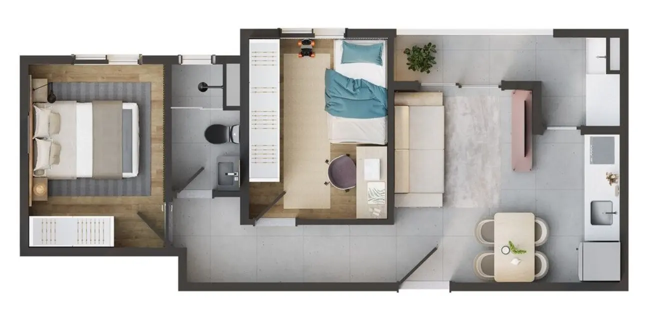 Foto 4 de Apartamento com 2 quartos à venda, 42m2 em Jardim Vila Galvão, Guarulhos - SP