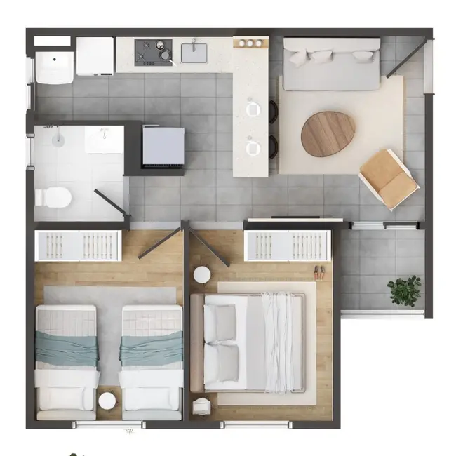 Foto 5 de Apartamento com 2 quartos à venda, 42m2 em Jardim Vila Galvão, Guarulhos - SP
