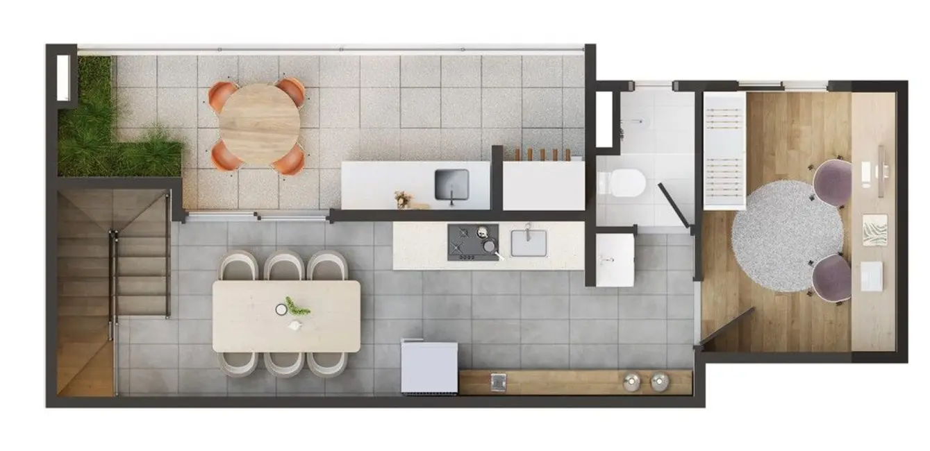 Foto 3 de Apartamento com 2 quartos à venda, 42m2 em Jardim Vila Galvão, Guarulhos - SP