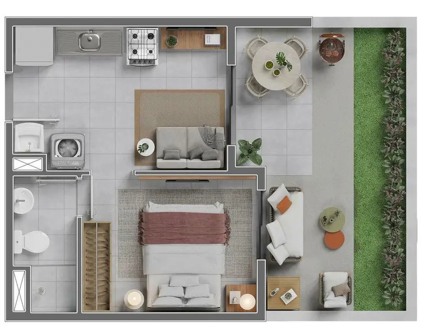 Apartamento com 1 quarto à venda, 25m2 em Vila Guilherme, São Paulo - SP - imagem 7 Foto 7 de Apartamento com 1 quarto à venda, 25m2 em Vila Guilherme, São Paulo - SP