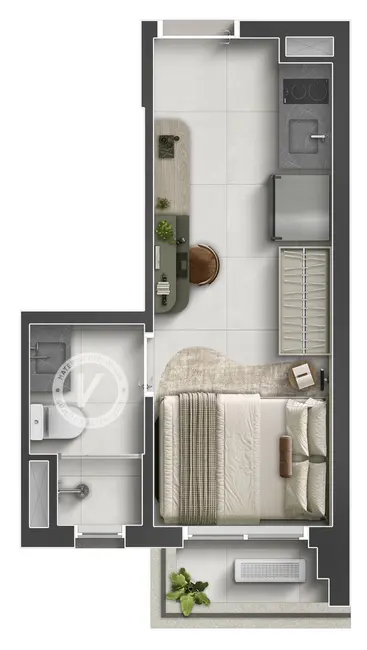Kitnet com 1 quarto à venda, 18m2 em Vila Mariana, São Paulo - SP - imagem 7 Foto 7 de Kitnet com 1 quarto à venda, 18m2 em Vila Mariana, São Paulo - SP