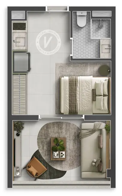 Kitnet com 1 quarto à venda, 18m2 em Vila Mariana, São Paulo - SP - imagem 4 Foto 4 de Kitnet com 1 quarto à venda, 18m2 em Vila Mariana, São Paulo - SP
