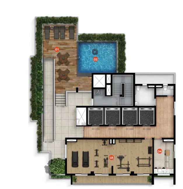 Foto 4 de Apartamento com 2 quartos à venda, 49m2 em Vila Buarque, São Paulo - SP