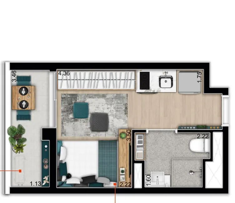 Foto 6 de Kitnet com 1 quarto à venda, 19m2 em Vila Buarque, São Paulo - SP