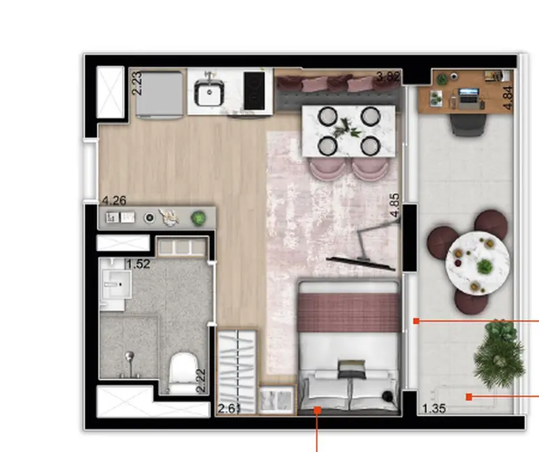 Foto 7 de Kitnet com 1 quarto à venda, 19m2 em Vila Buarque, São Paulo - SP