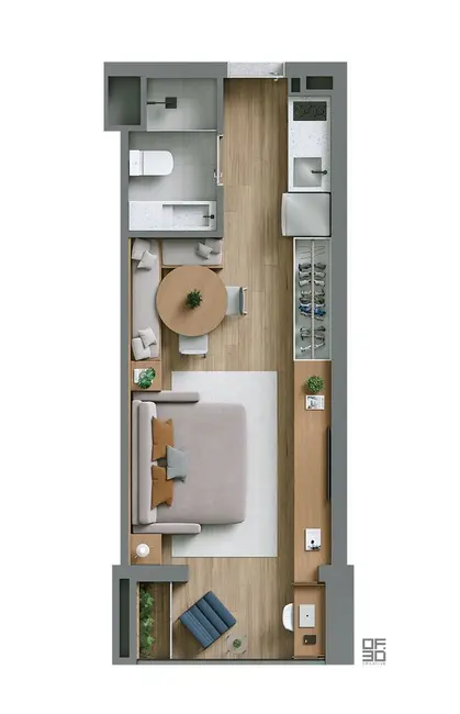 Foto 9 de Kitnet com 1 quarto à venda, 27m2 em Campo Belo, São Paulo - SP