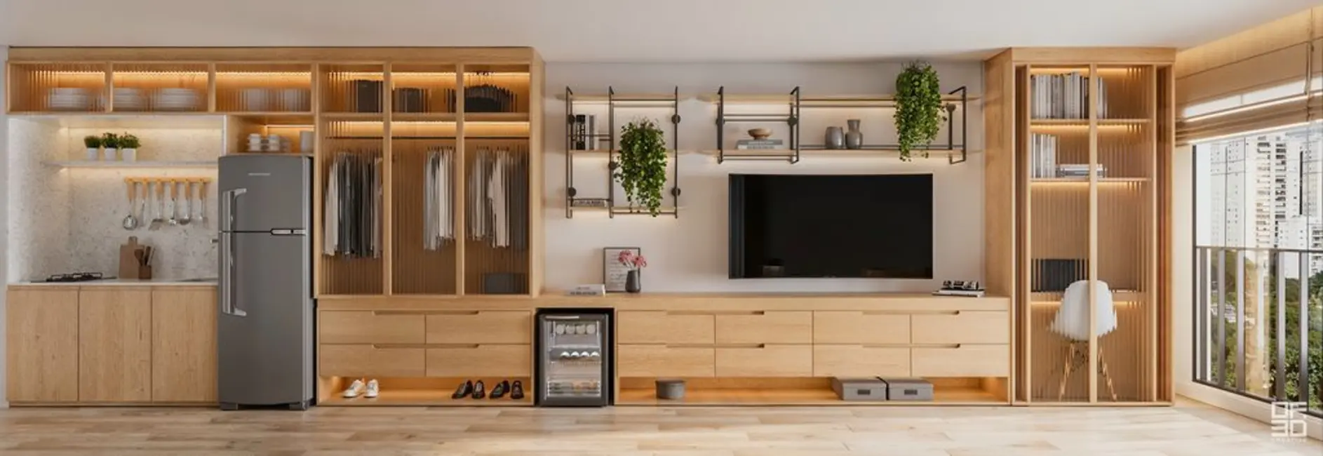 Foto 8 de Kitnet com 1 quarto à venda, 32m2 em Campo Belo, São Paulo - SP