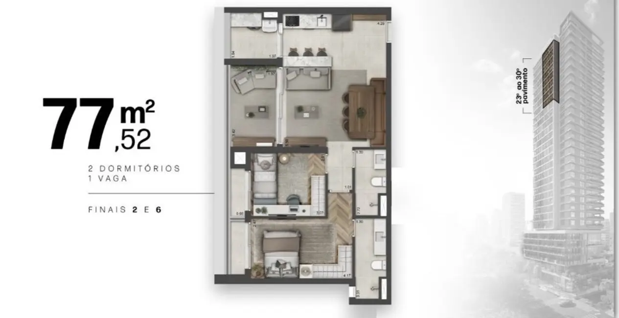 Apartamento com 1 quarto à venda, 38m2 em Jardim Paulista, São Paulo - SP - imagem 9 Foto 9 de Apartamento com 1 quarto à venda, 38m2 em Jardim Paulista, São Paulo - SP