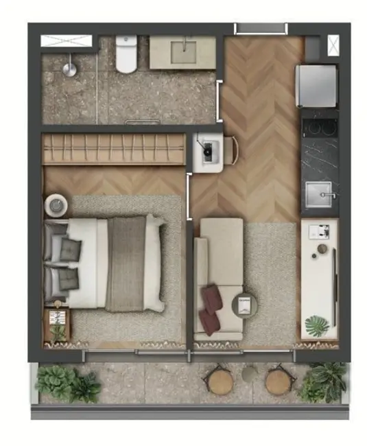 Foto 3 de Apartamento com 1 quarto à venda, 71m2 em Pinheiros, São Paulo - SP