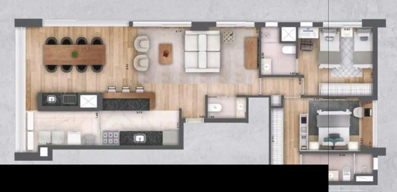Foto 9 de Apartamento com 1 quarto à venda, 57m2 em Pinheiros, São Paulo - SP