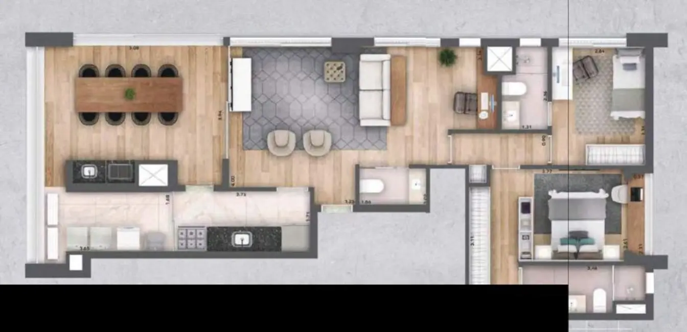 Foto 4 de Apartamento com 1 quarto à venda, 57m2 em Pinheiros, São Paulo - SP