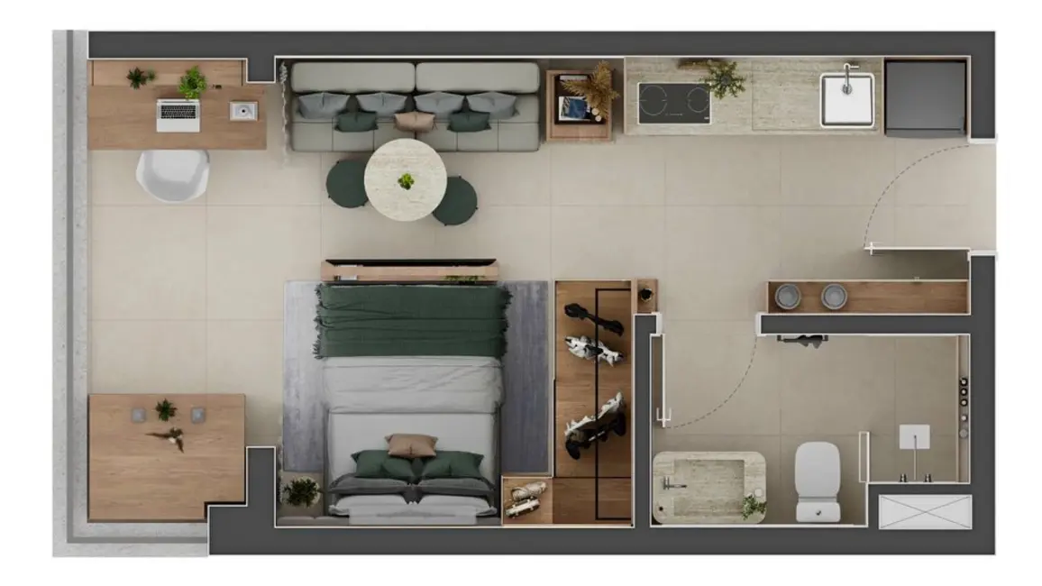 Foto 3 de Kitnet com 1 quarto à venda, 36m2 em Pinheiros, São Paulo - SP