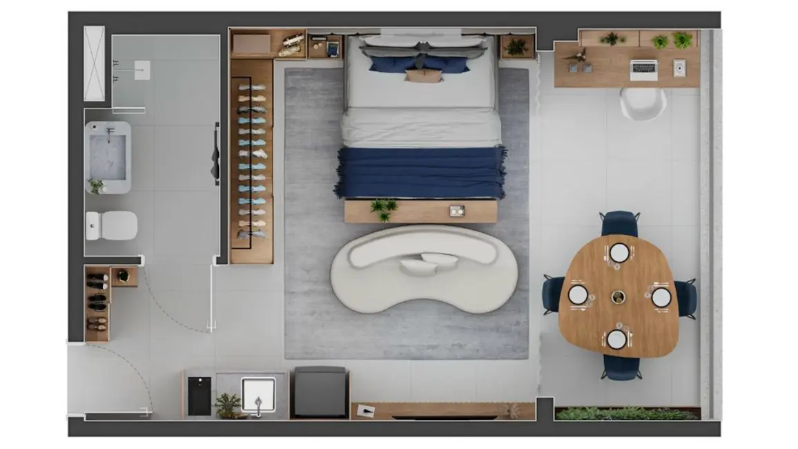 Foto 2 de Kitnet com 1 quarto à venda, 36m2 em Pinheiros, São Paulo - SP