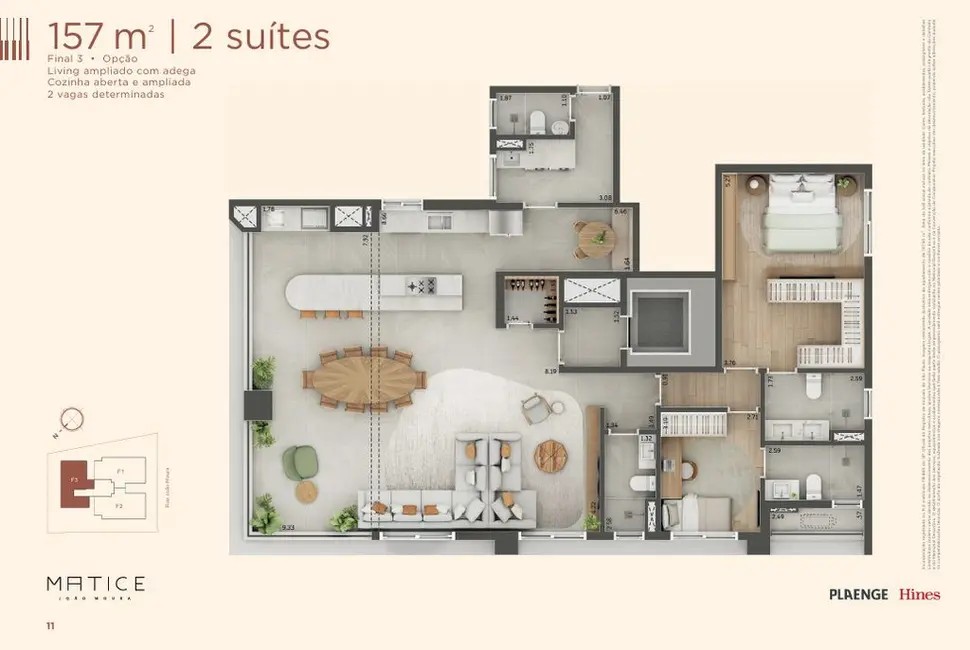 Foto 9 de Cobertura com 4 quartos à venda, 296m2 em Pinheiros, São Paulo - SP