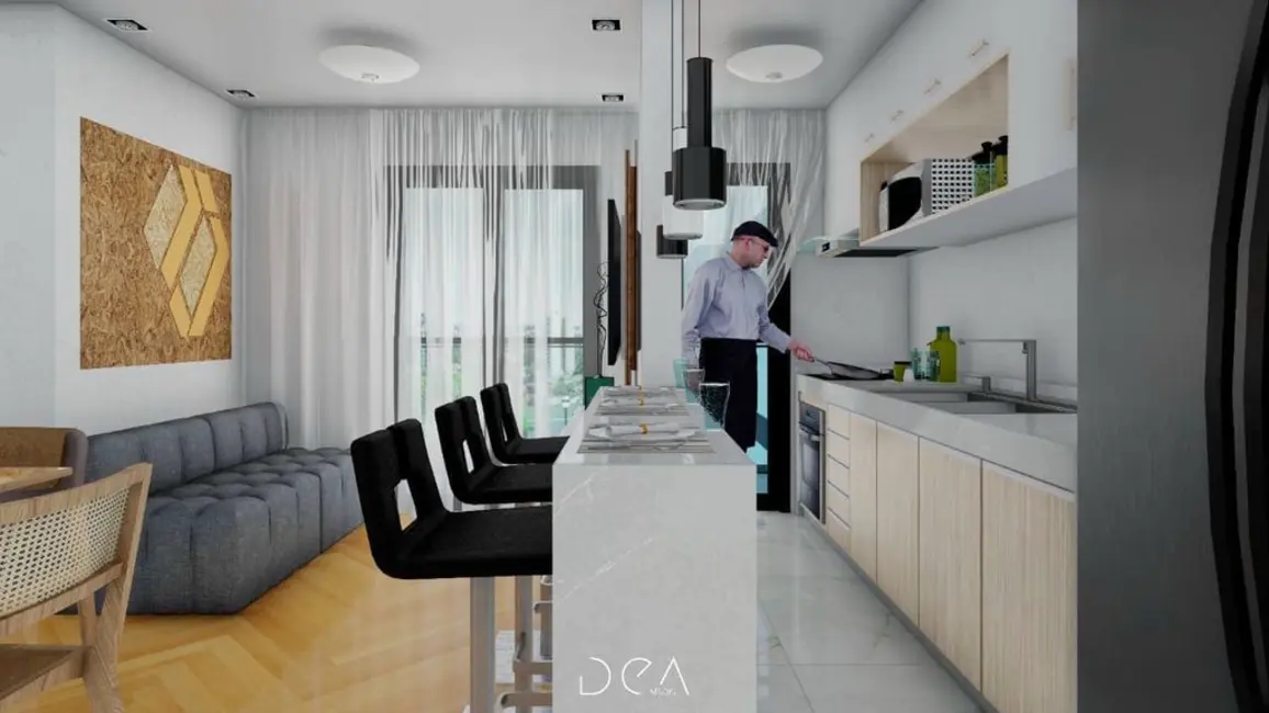 Foto 6 de Apartamento com 3 quartos à venda, 65m2 em Jardim Santo Antônio, Santo Andre - SP