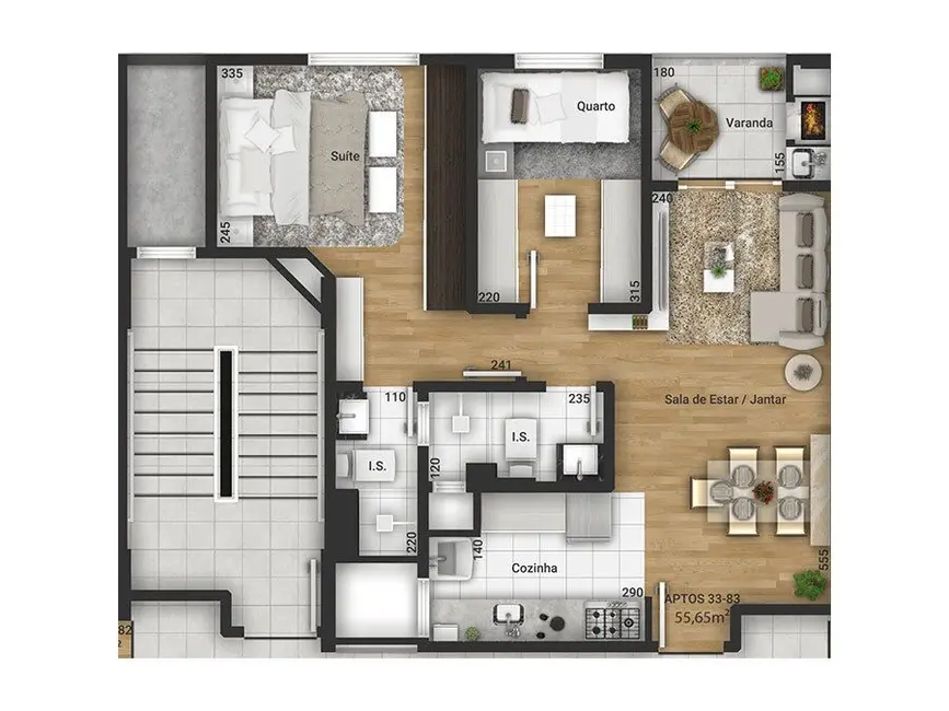 Foto 3 de Apartamento com 2 quartos à venda, 44m2 em Brás, São Paulo - SP