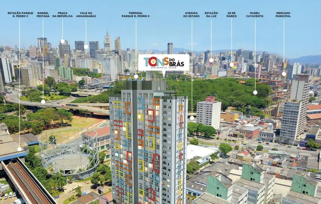 Foto 3 de Apartamento com 2 quartos à venda, 44m2 em Brás, São Paulo - SP