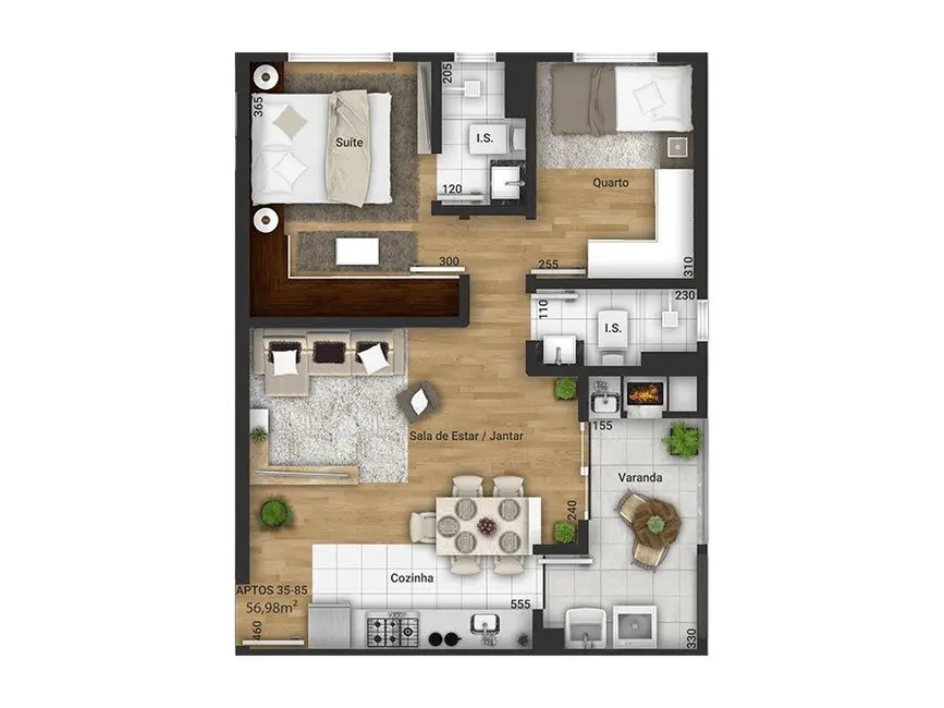 Foto 4 de Apartamento com 2 quartos à venda, 44m2 em Brás, São Paulo - SP