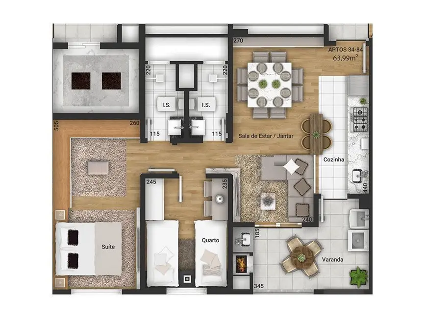 Foto 7 de Apartamento com 2 quartos à venda, 44m2 em Brás, São Paulo - SP