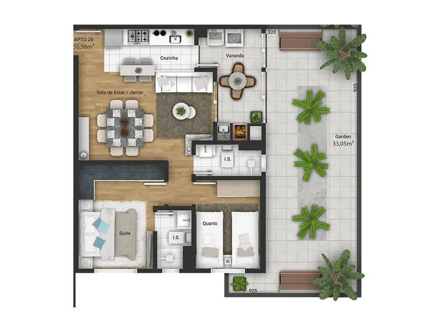 Foto 2 de Apartamento com 2 quartos à venda, 44m2 em Brás, São Paulo - SP