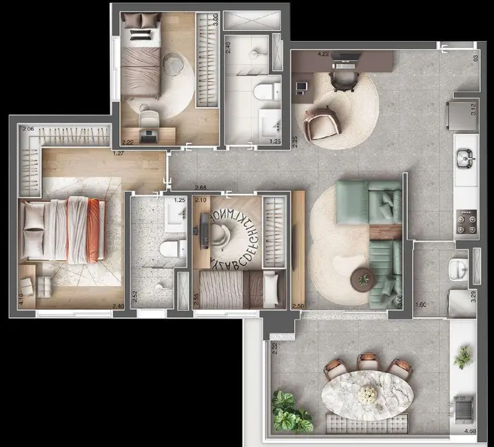 Foto 4 de Apartamento com 2 quartos à venda, 74m2 em Vila Dom Pedro I, São Paulo - SP