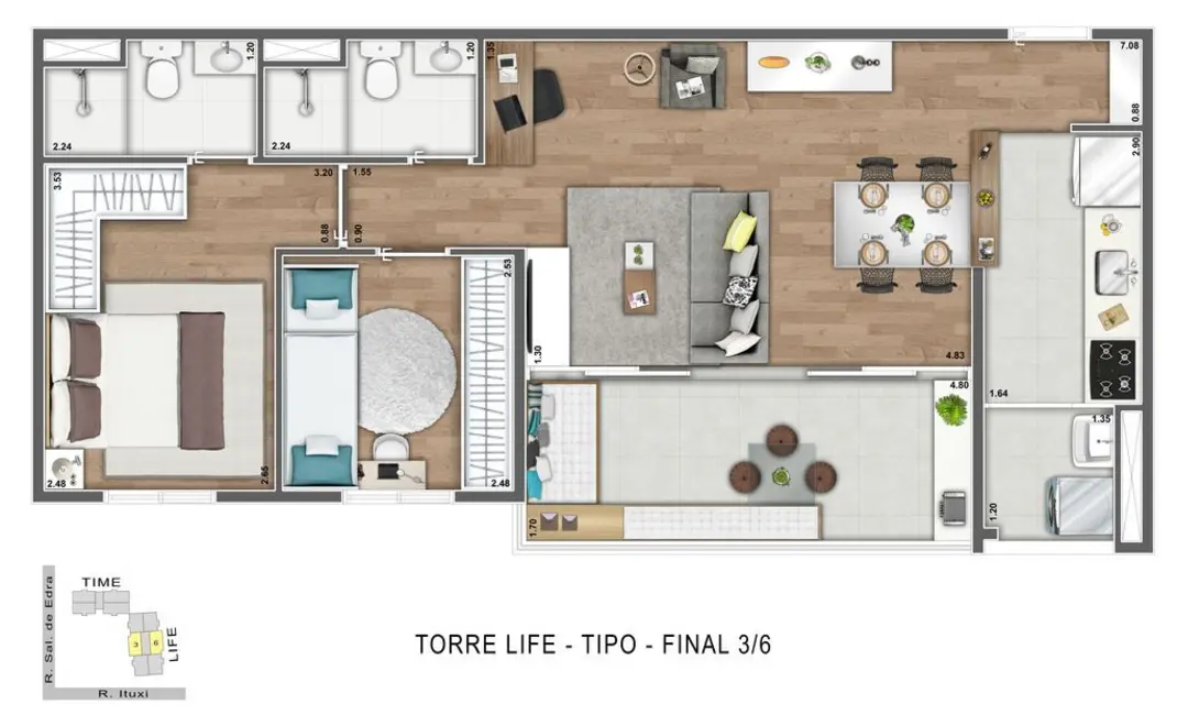 Foto 6 de Apartamento com 2 quartos à venda, 67m2 em Saúde, São Paulo - SP