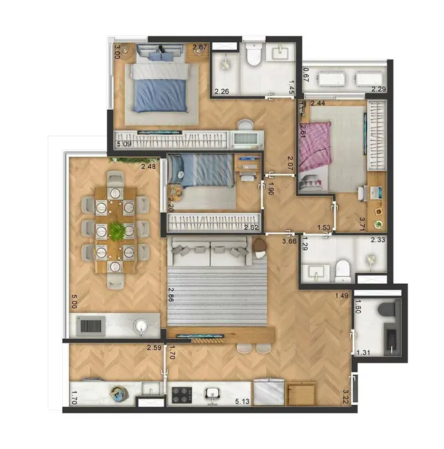 Foto 7 de Apartamento com 3 quartos à venda, 82m2 em Alto da Boa Vista, São Paulo - SP